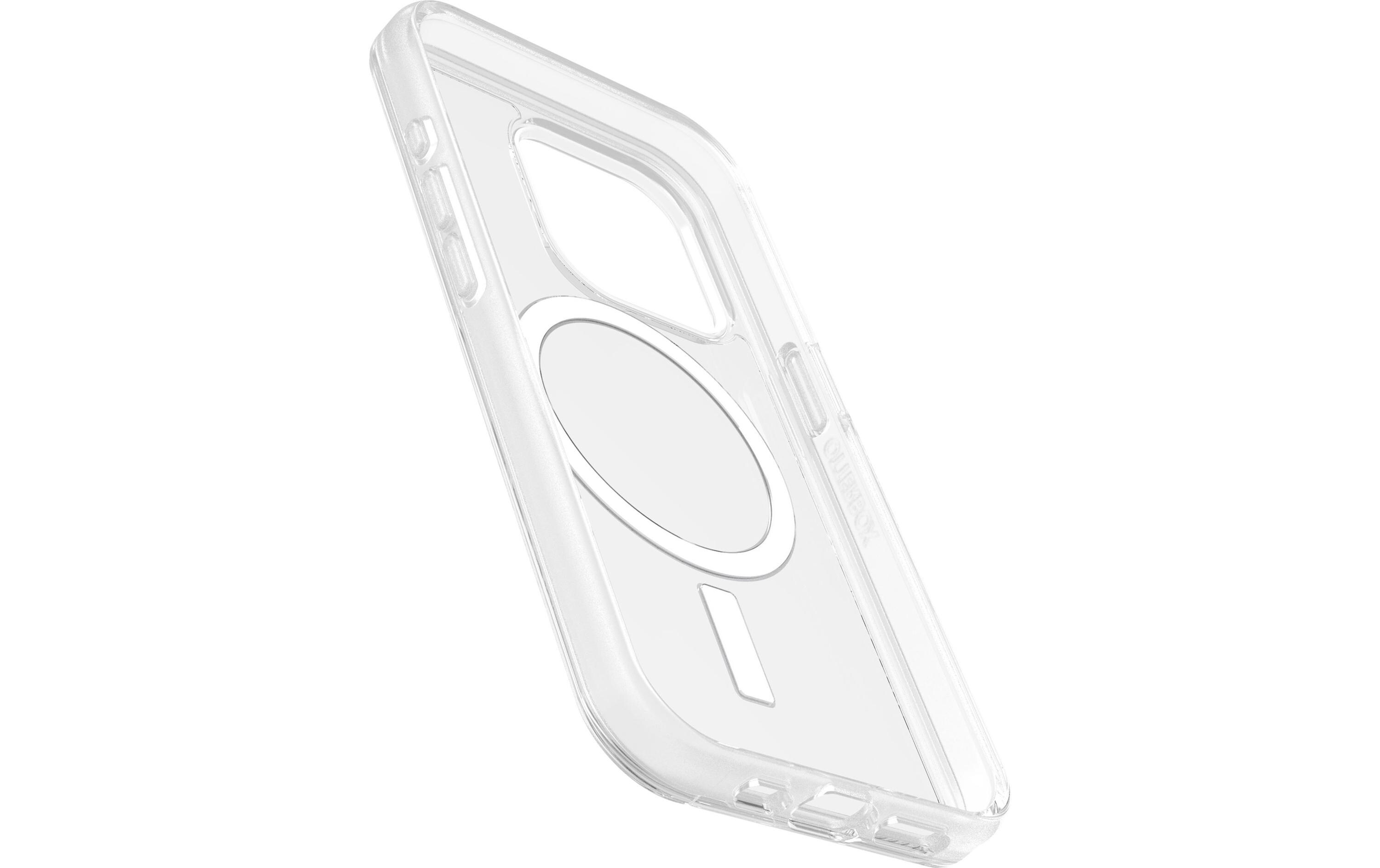 Back Cover Symmetry iPhone 15 Pro TransparentSchutzhülle für das Apple iPhone 15 Pro mit MagSafe Lademöglichkeit