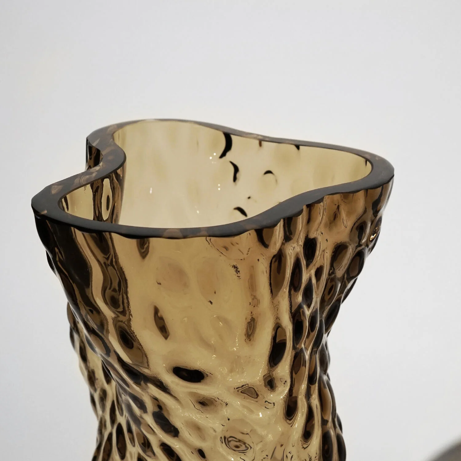 Hein Studio  Ostrea Rock Glass vase - Smoke