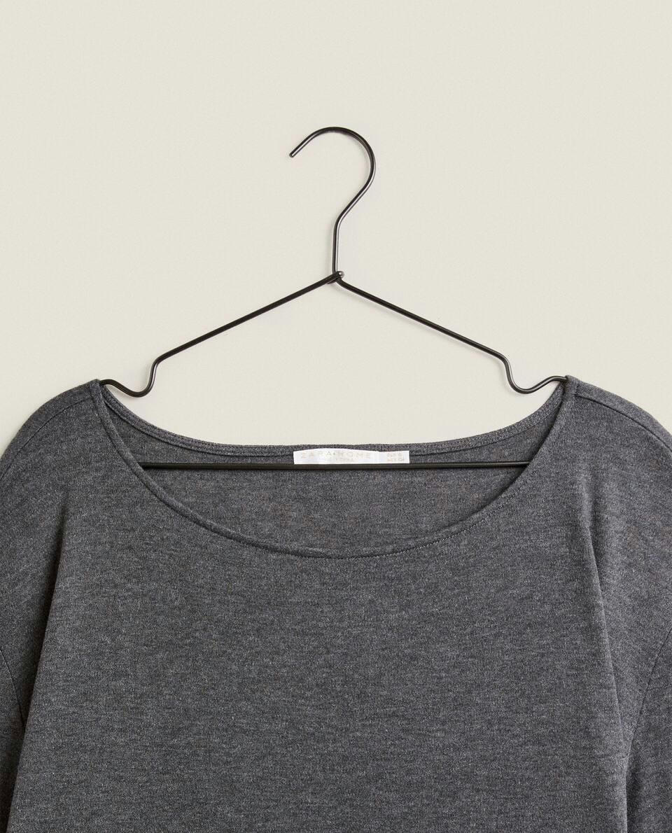 CAMISETA DE LYOCELL E CASHMERE