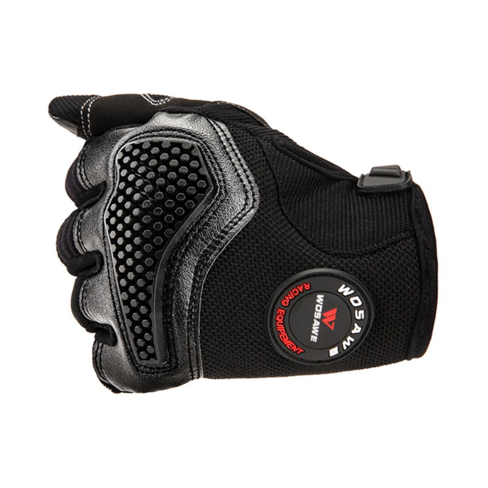 (1 Paar) Gr. M Kapazitive Touch Velo Fahrrad Outdoor Handschuhe - Schwarz