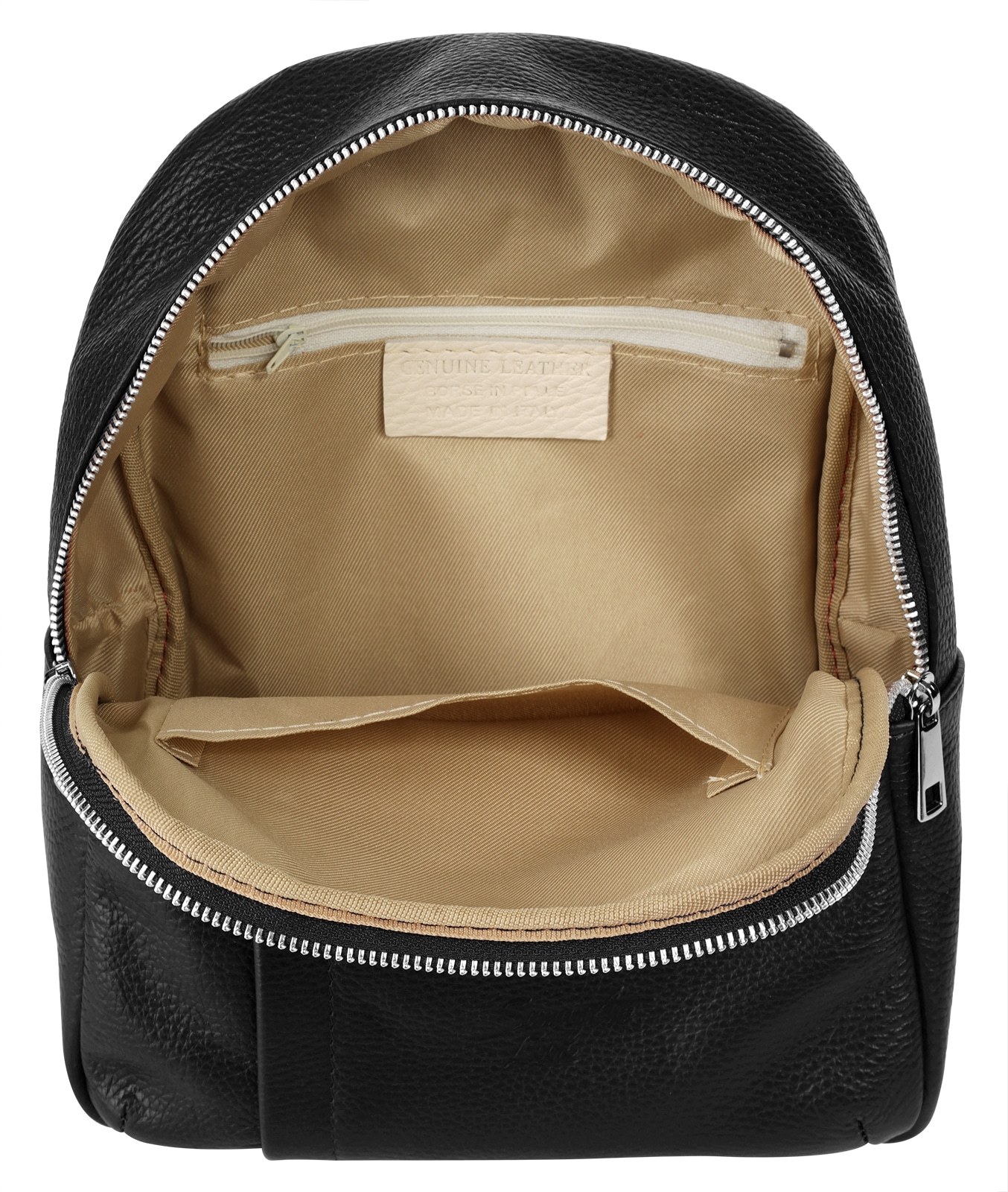 Samantha Look Cityrucksack Echt Leder, Made in Italy