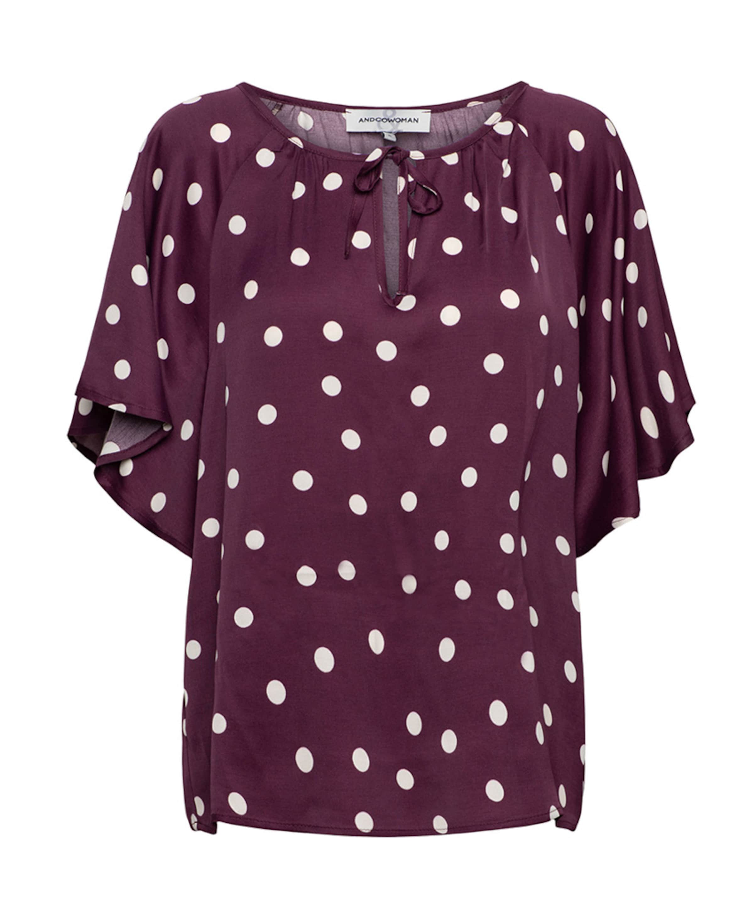 &Co Woman Dames blouse paars
