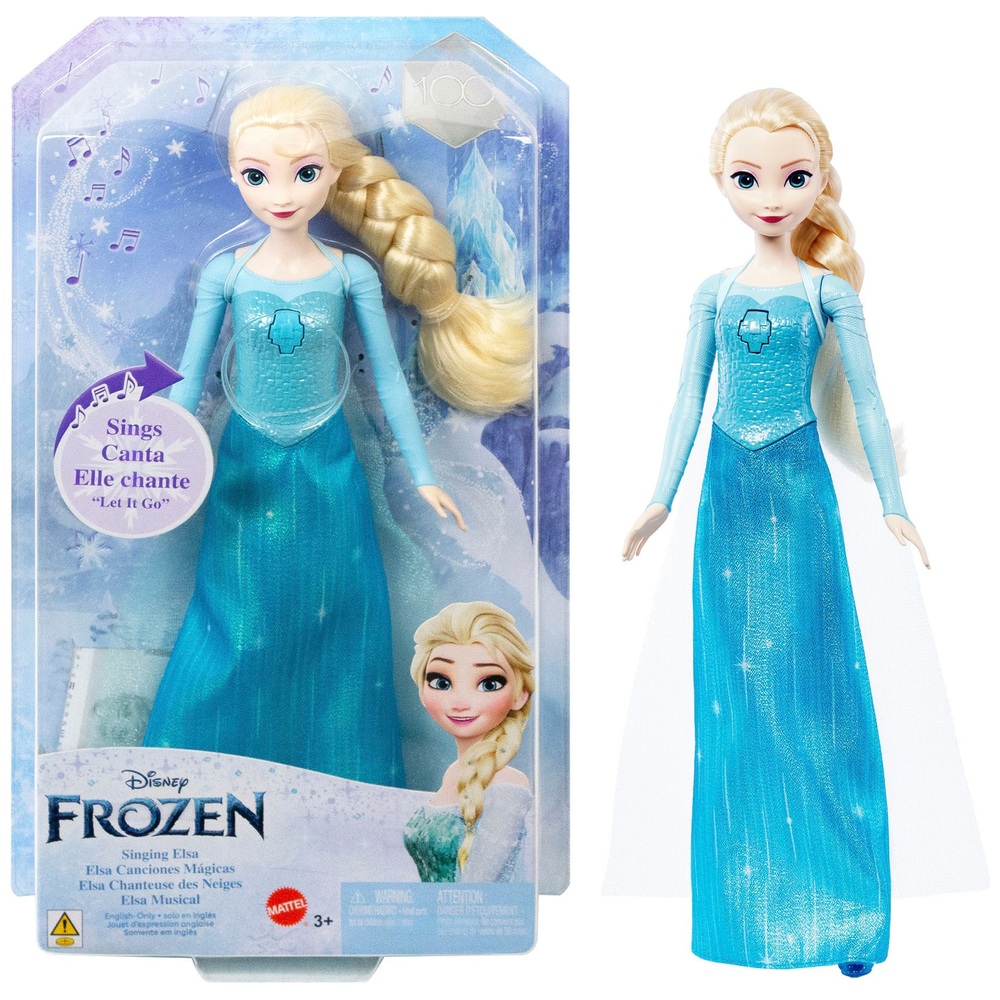 Die Eiskönigin Elsa singt Puppe