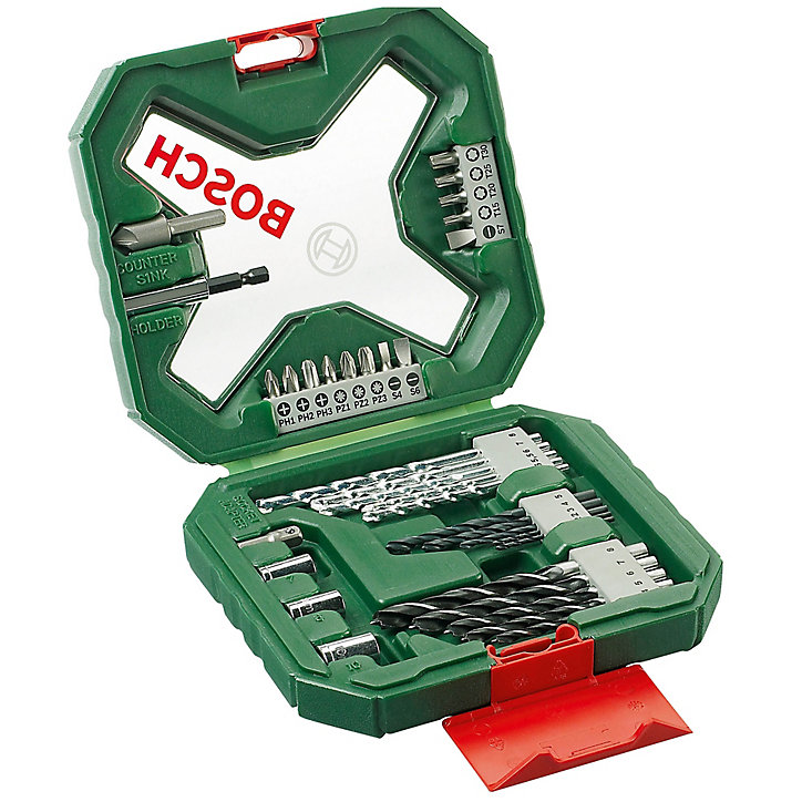 Coffret assortiment forets et embouts X-LINE perçage vissage Bosch (34 pcs)