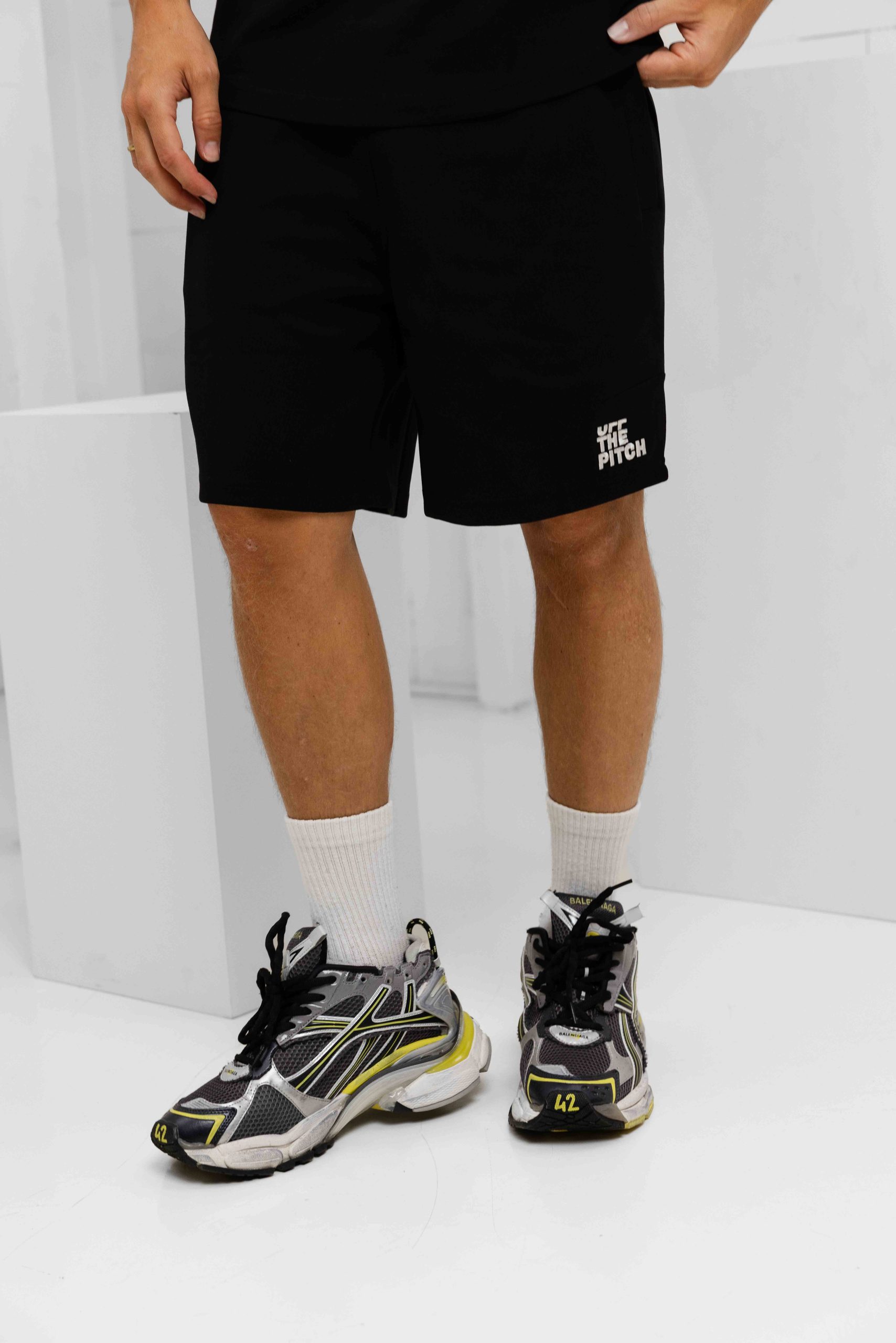 Off The Pitch Fullstop Slim Fit Zomerset Heren Zwart