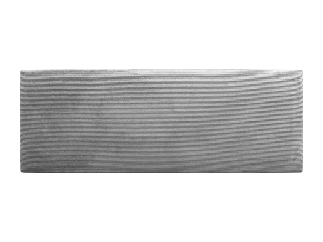 DHOME Tête de Lit Velours Côtelé Uni 160x60 Lits 150/160 - Gris