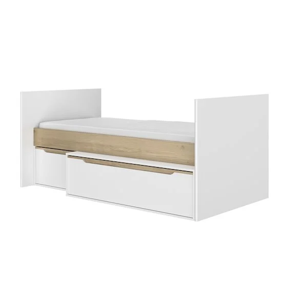 Céleste Lit compact évolutif 70x140 cm   Blanc        de               Galipette