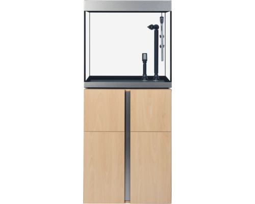 Aquariumcombinatie Fluval Siena 166 met LED-verlichting, verwarming, buitenfilter en kast, 166 l, beukenhout, 55 x 55 x 128 cm