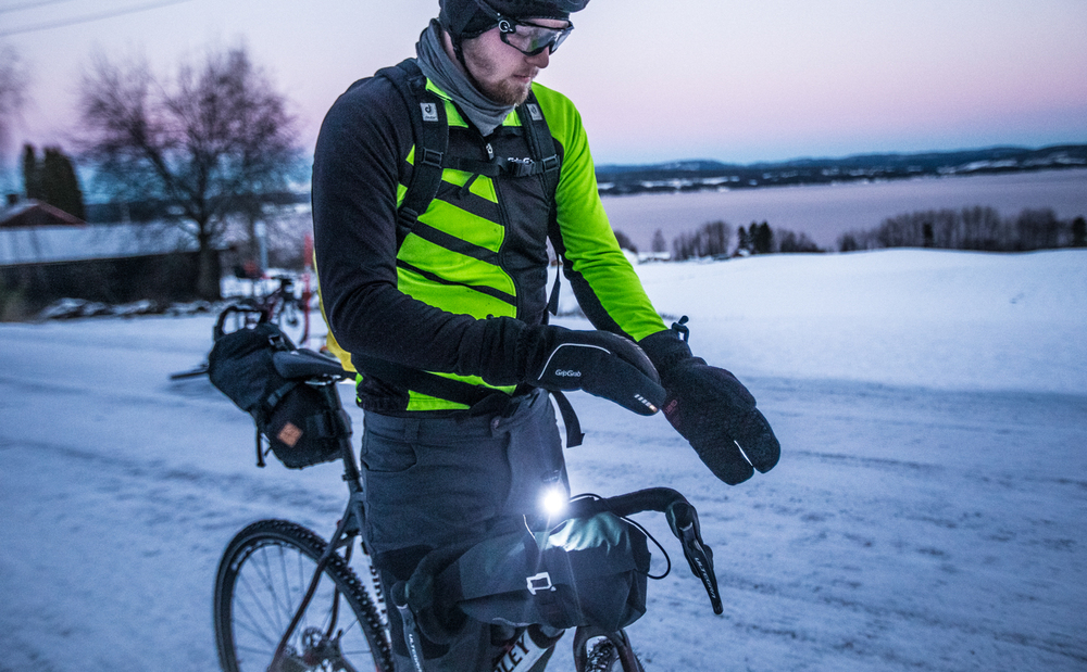 GripGrab Merino Liner handske grå