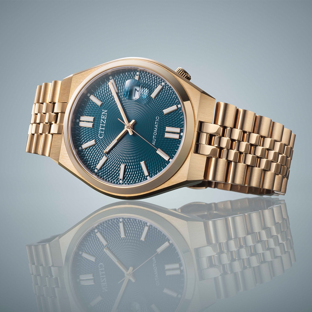 Citizen Tsuyosa 60 Automatik Rosé / Blau