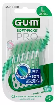 Bâtonnet interdentaire GUM SOFT-PICKS PRO Large - 30 unités