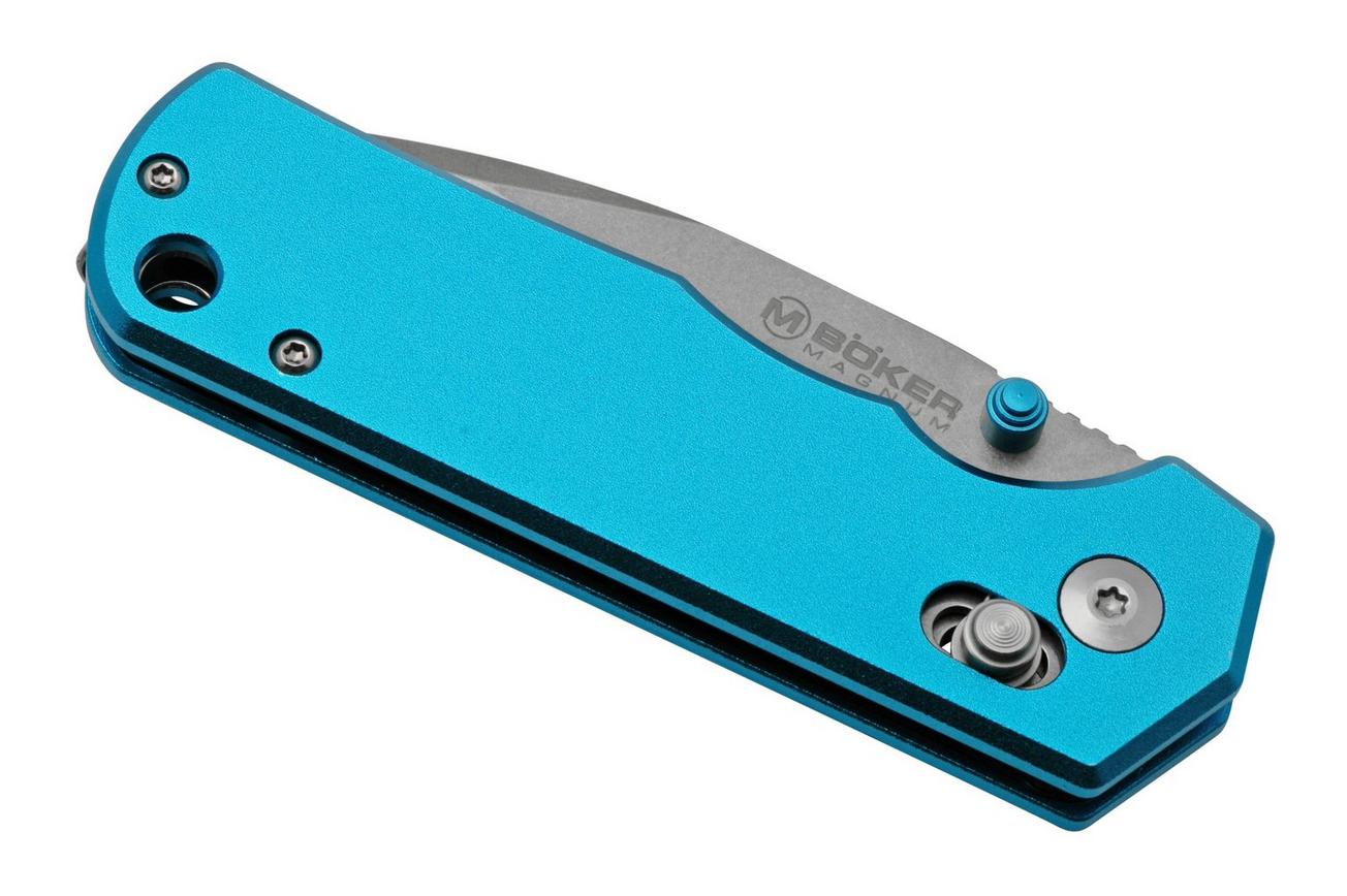 Böker Magnum Rockstub 01SC711 Blue Elox, zakmes