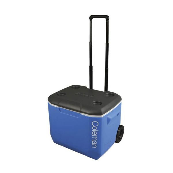 Coleman Geleira Rígida Com Rodas 60 Qt Excursiontm Cooler Black & Blue - 56L