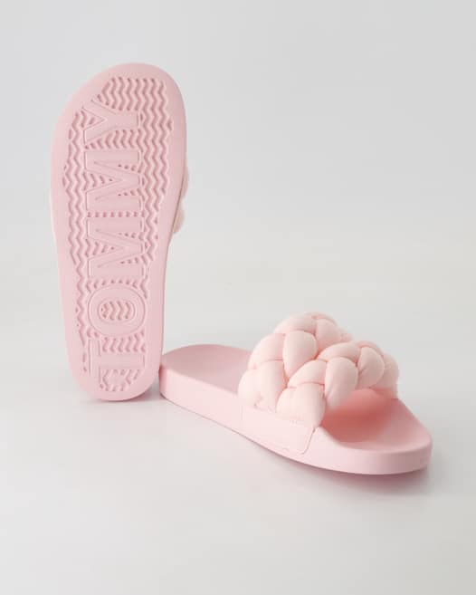 Tommy Hilfiger TJW BRAIDED SLIDE Pantoletten in Rosa