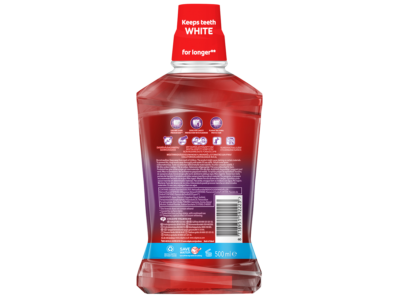 ELIXIR COLGATE MAX WHITE PURPLE 500ML
