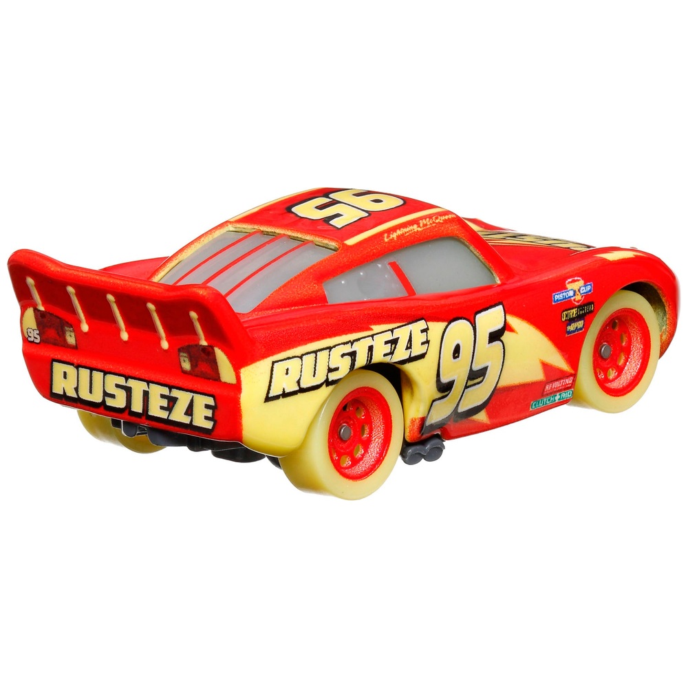 Pixar Cars Glow Racers Lightning McQueen Modellauto im Maßstab 1:55