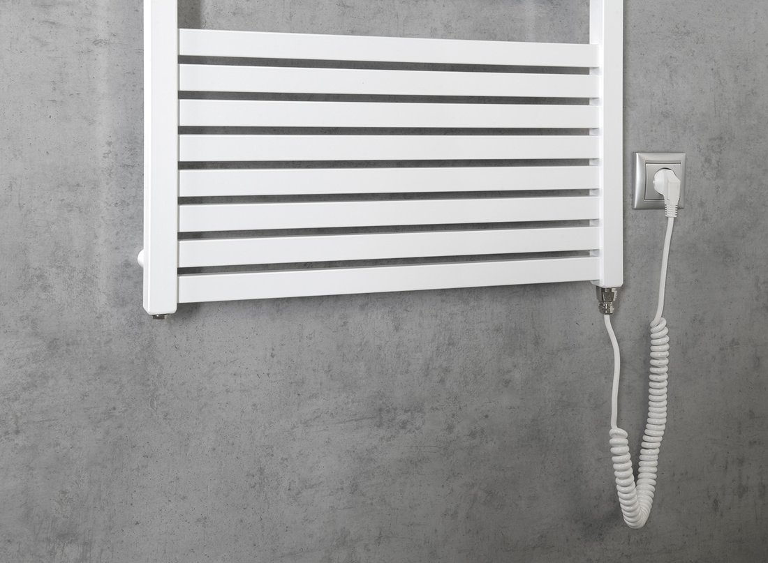 Sapho Tondi elektrische radiator wit 60x133cm 600W