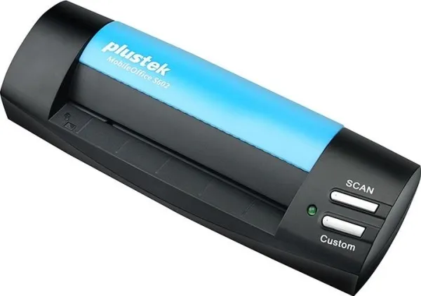 Plustek MobileOffice S602 - Kortscanner - Contact Image Sensor (CIS) - A6 - 1200 dpi x 1200 dpi - op til 800 scanninger pr. dag - USB 2.0