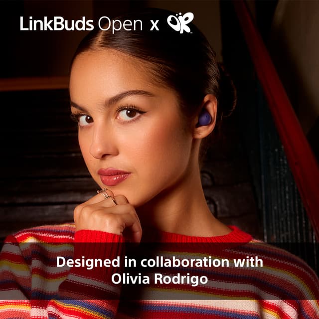 Sony LinkBuds Open true wireless in-ear høretelefoner (violet)