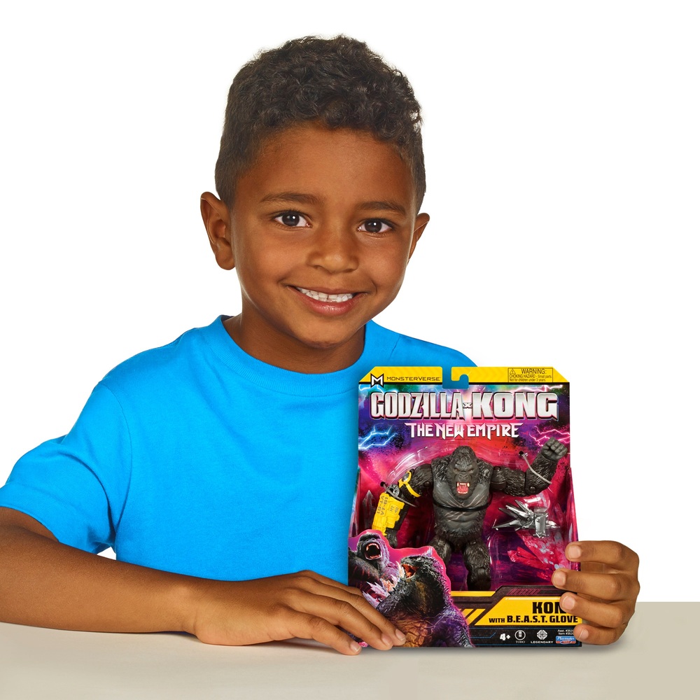 Monsterverse Godzilla x Kong: Das Neue Imperium 15cm Kong mit BEAST-Handschuh-Figur