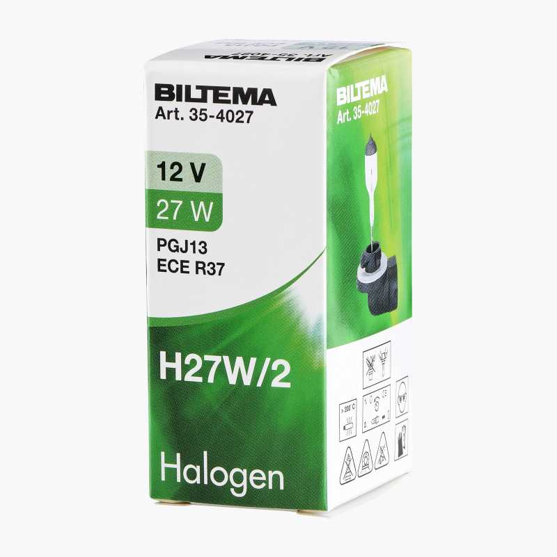 Halogenpære H27, 12 V, 27 W, 1 stk.