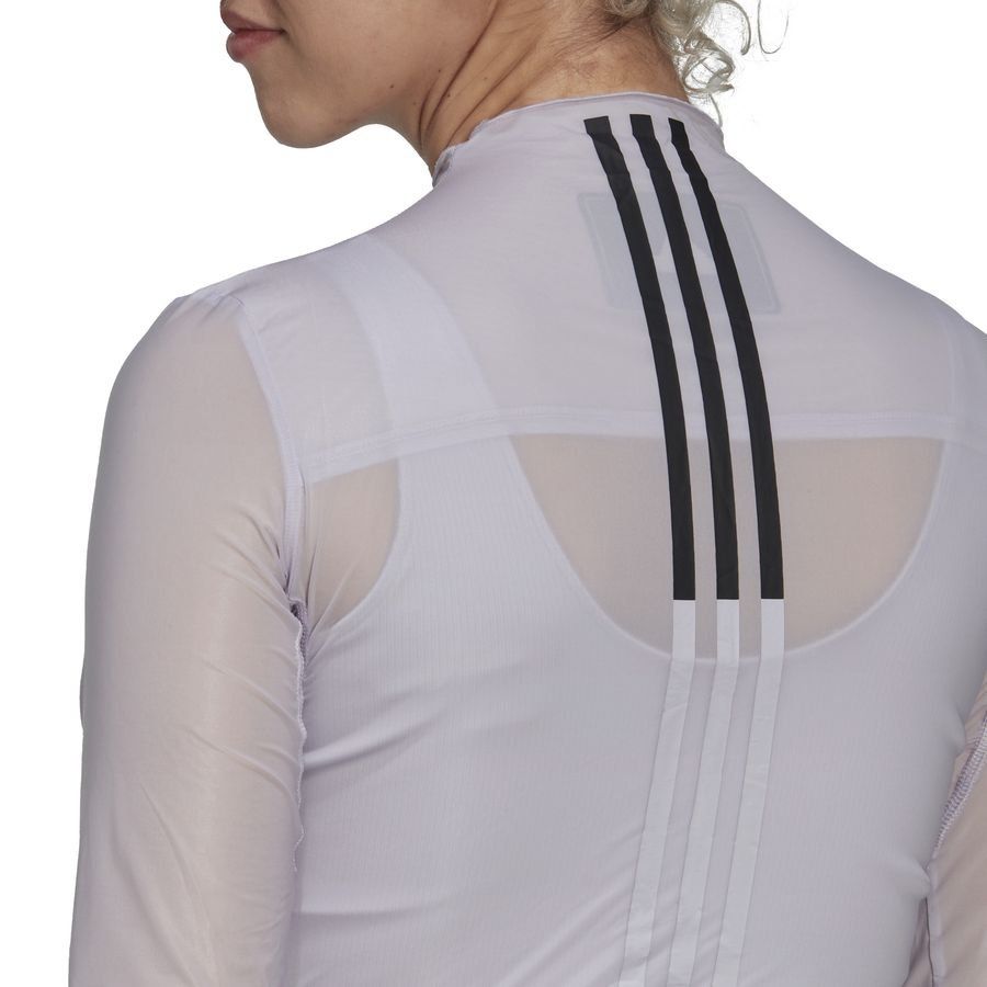 adidas T-shirt d'Entraînement Manches Longues - Argenté Femme