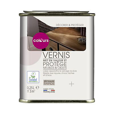 Vernis meubles et objets chêne foncé satin 250ml