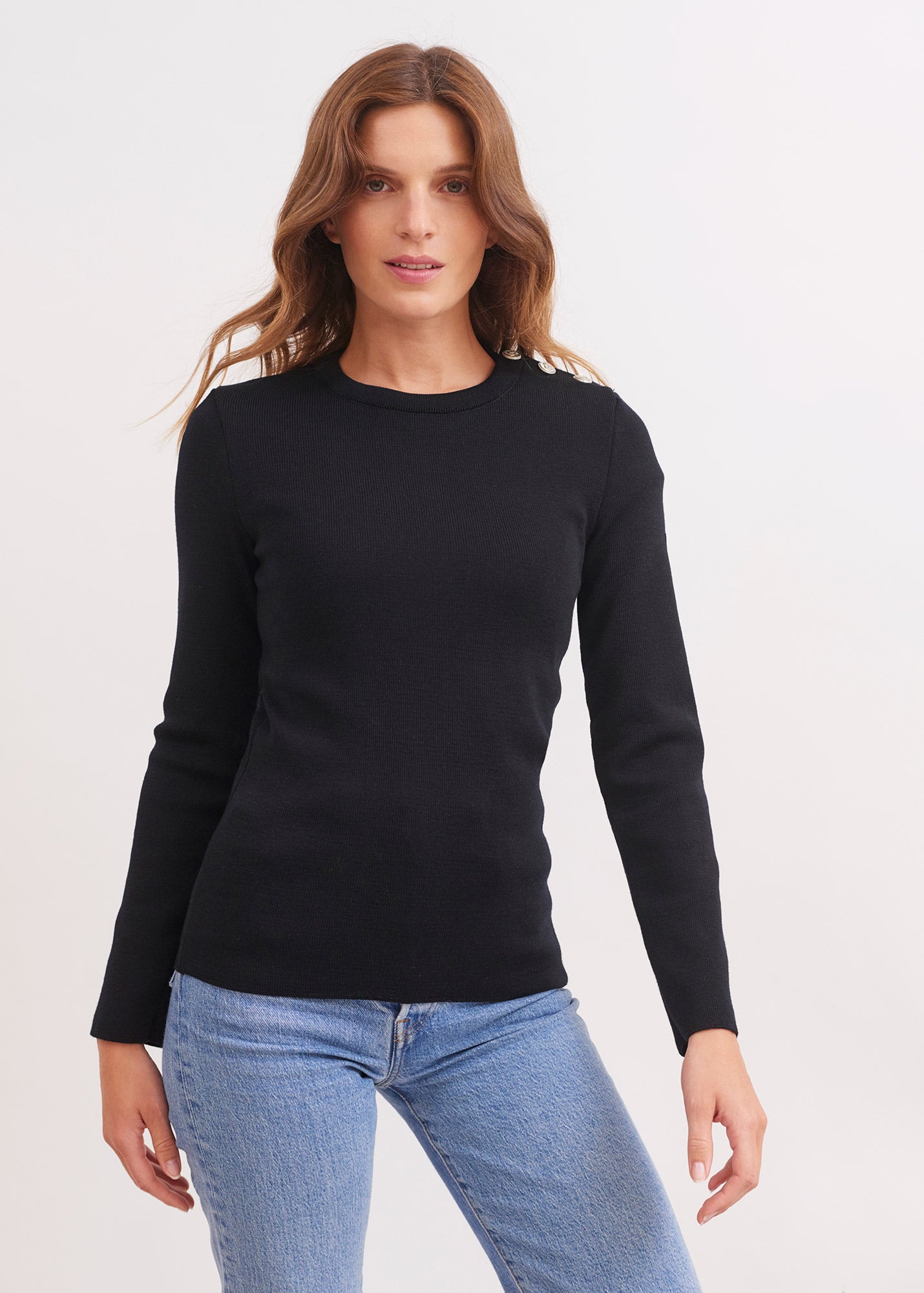 Pull marin uni Marée
