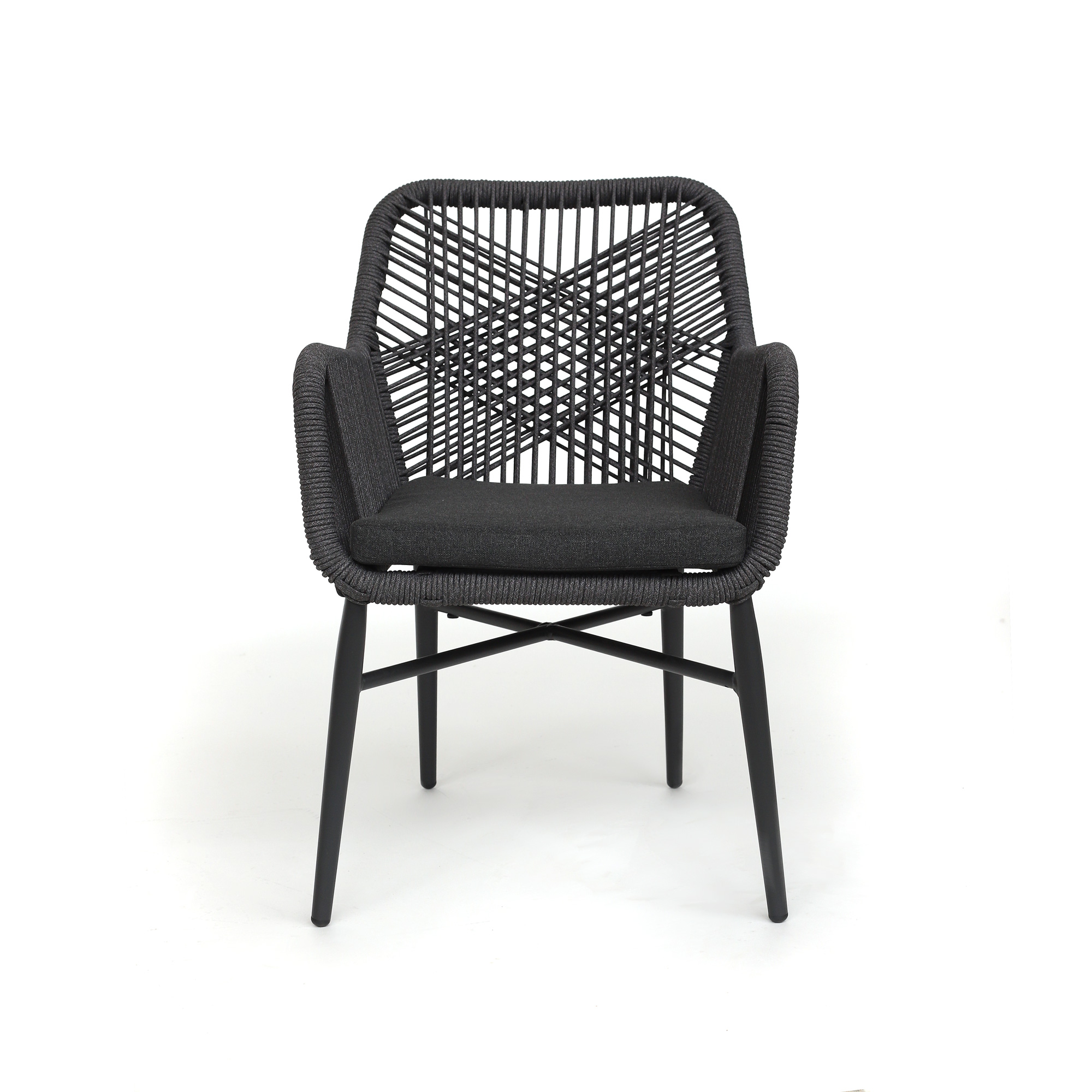 Armsessel 'Denholdt' anthrazit, stapelbar, B 56,5 cm, H 84 cm, L 63 cm günstig bestellen