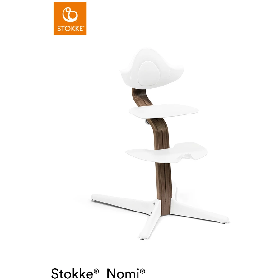 STOKKE® Nomi® Hochstuhl Walnuss   weiß