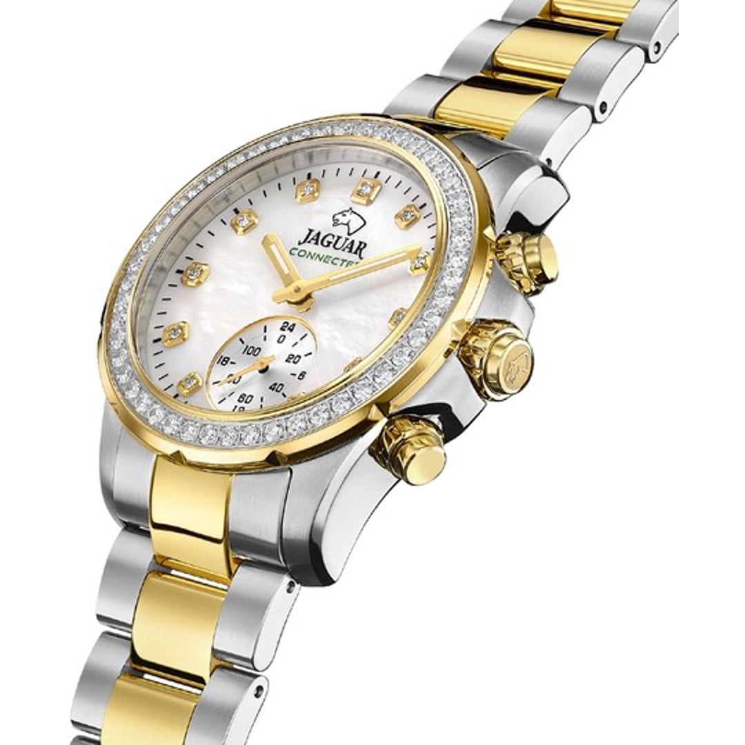 Jaguar Connected Lady Bicolor Goldig / Weiss 37mm