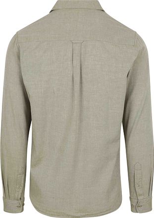 KnowledgeCotton Apparel Overhemd Lichtgroen 1090144-1068 kopen