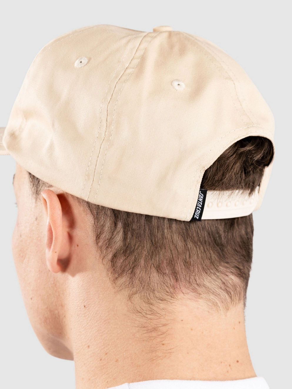 Santa Cruz Salba Eyes Dot Snapback Cap vanilla