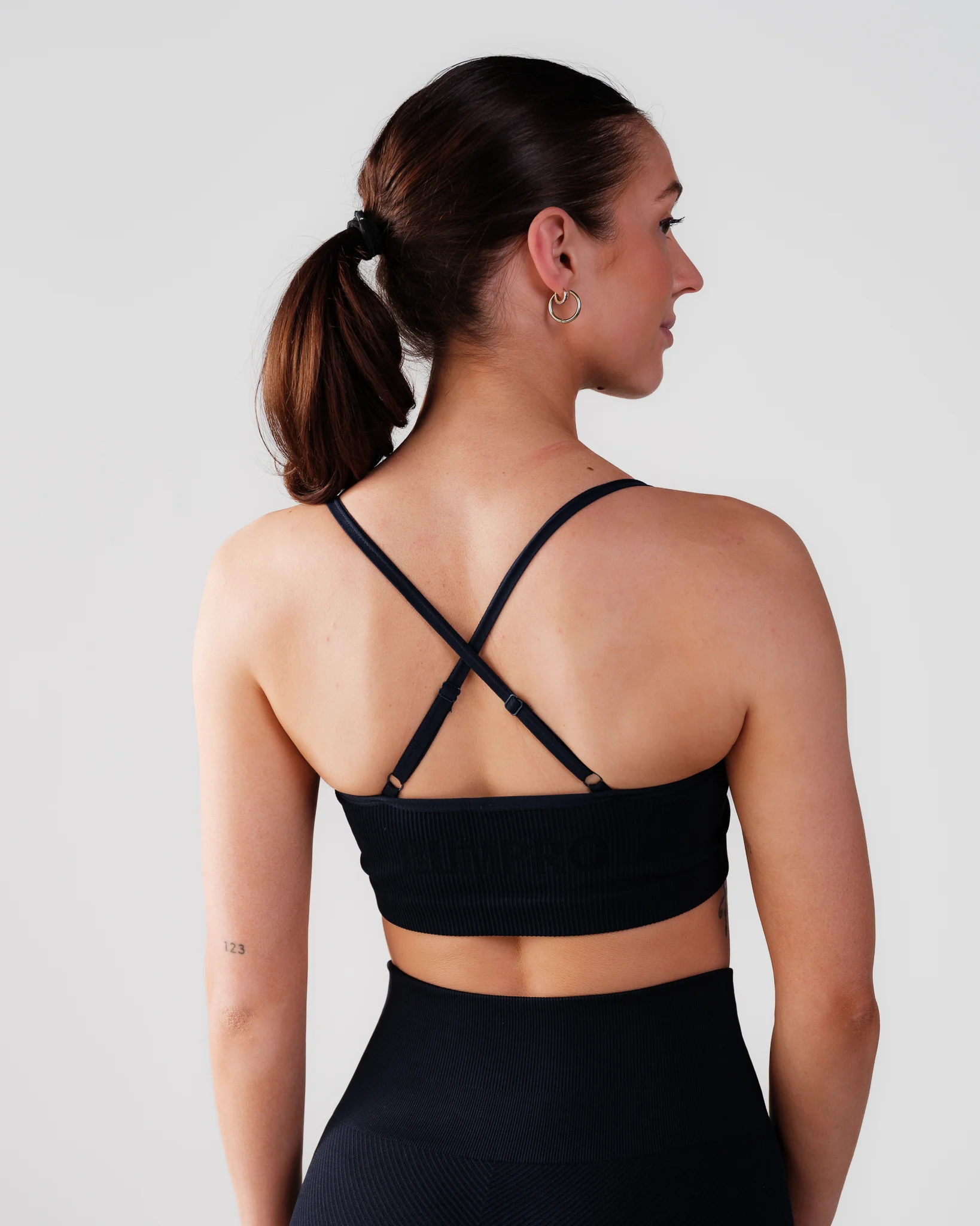 Bumpro Perfect Rib Button Bra Navy
