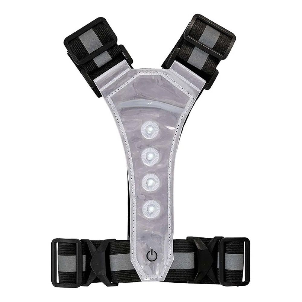 REFLEKSVEST RAWLINK JUSTERBAR MED LED M/L/XL