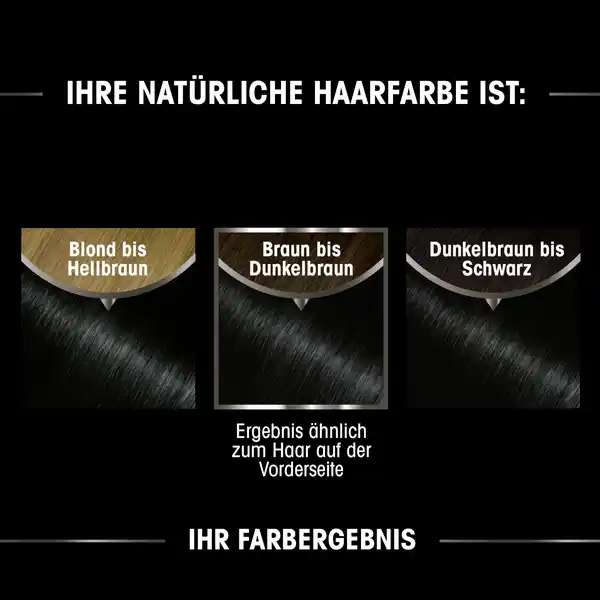 Dauerhafte Haarfarbe Coloration 1.0 Schwarz
