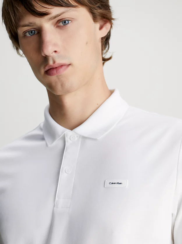 Camisa polo de corte justo