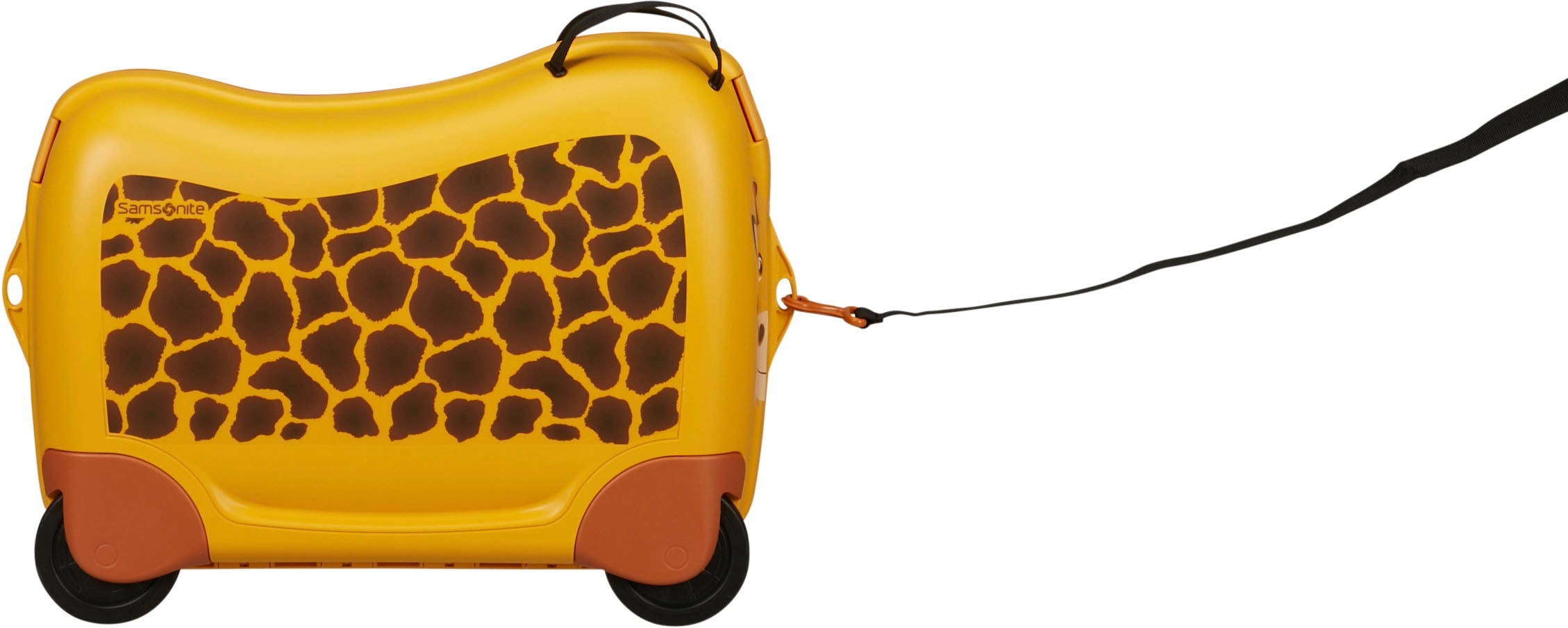 Samsonite Kinderkoffer »Dream2Go Ride-on Trolley, Giraffe« 30 l 4 Rollen Kinderreisekoffer Handgepäck zum sitzen und ziehen