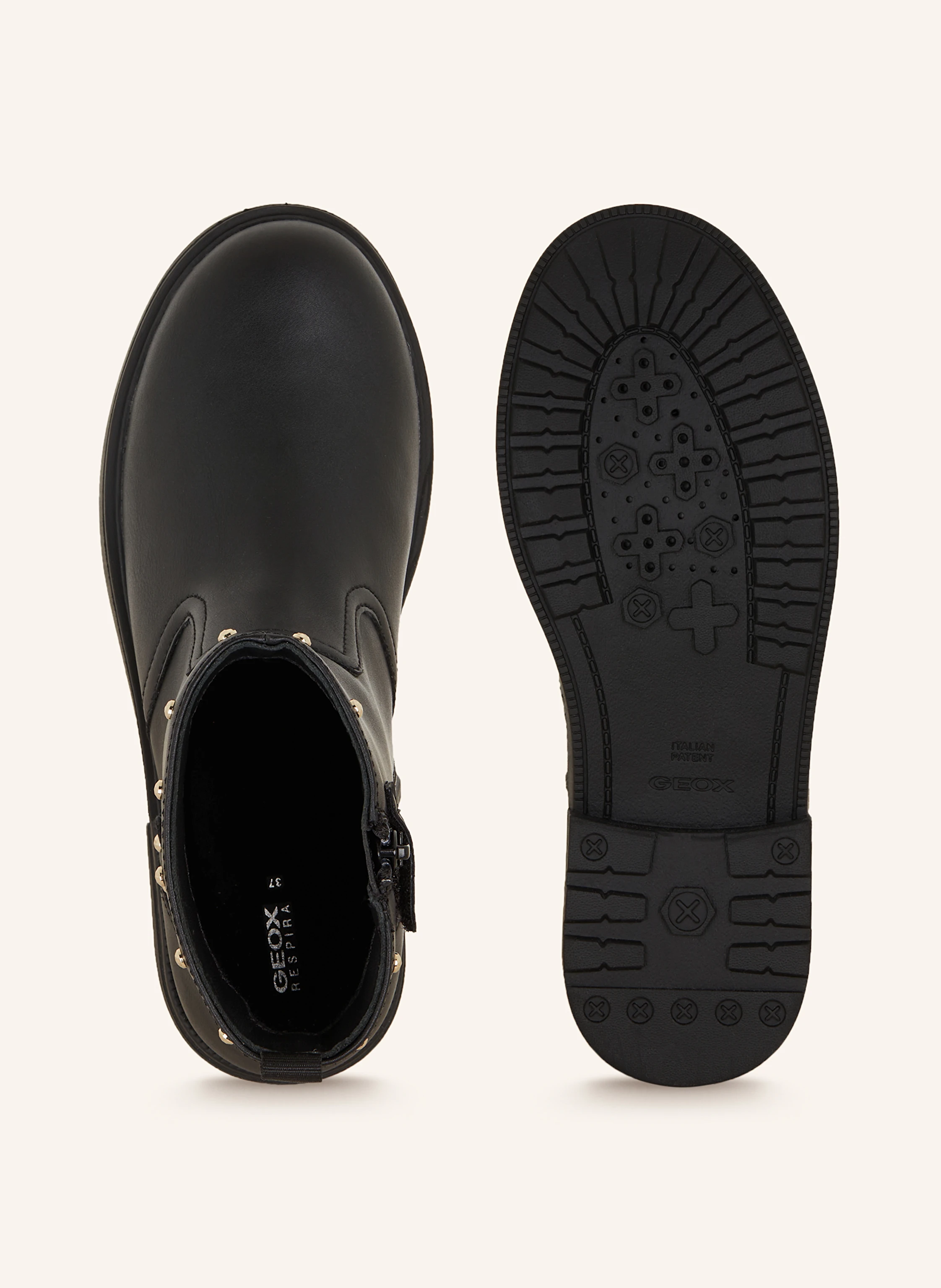GEOX Biker Boots ECLAIR GIRL mit Nieten