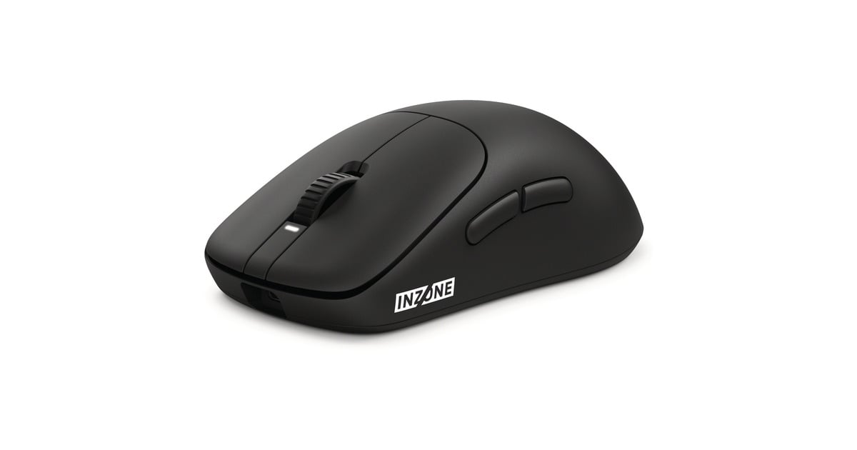 SonyINZONE Mouse-A Draadloze gamingmuis  (Zwart, 30.000 DPI, 8000 Hz, 2.4 GHz, USB-C)