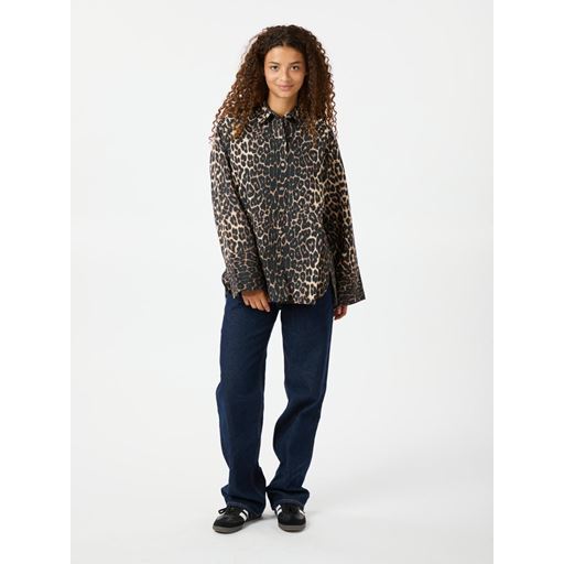 Neo Noir Dita Leo Skjorte, Leopard, 38