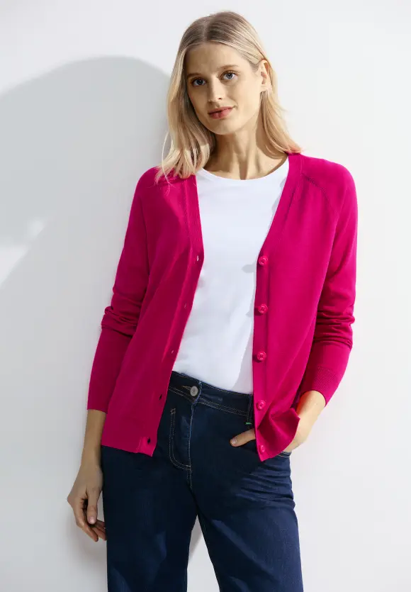 Strick Cardigan - pink sorbet