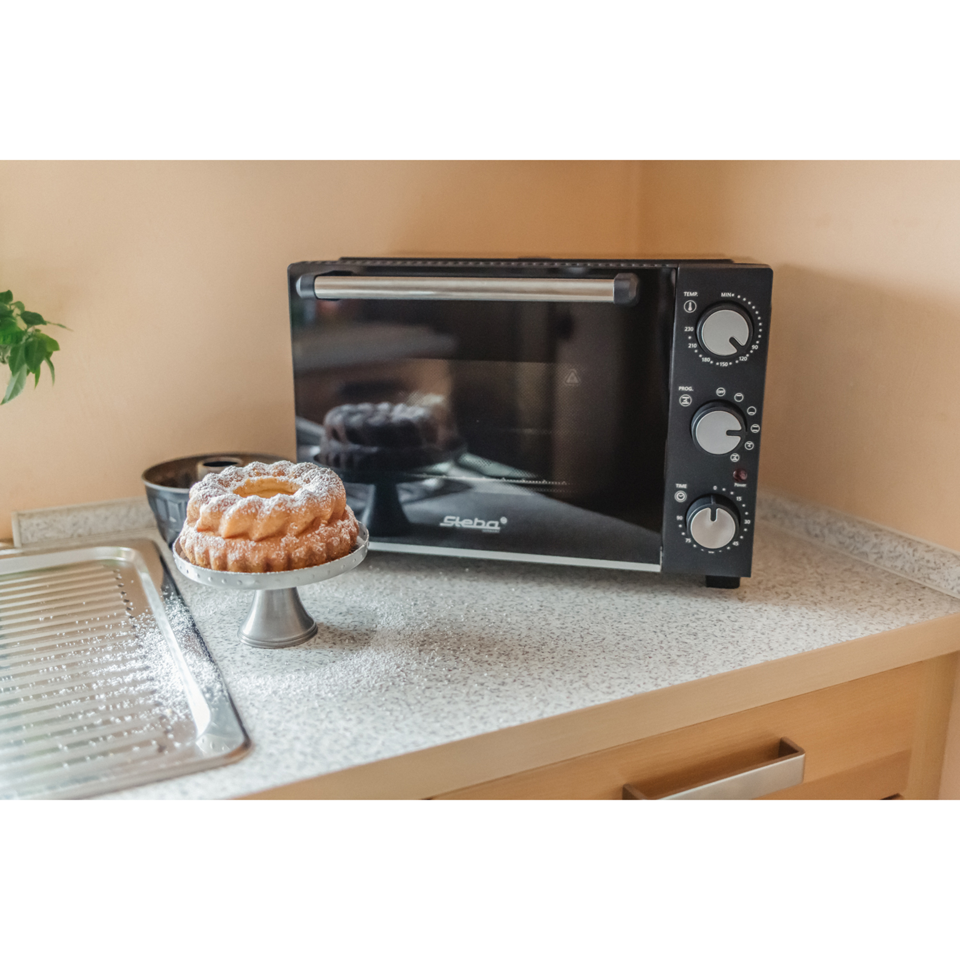 STEBA Backofen KB M19 - schwarz - 1400 Watt