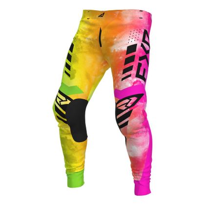 Pantalon cross FXR PODIUM ACID SHERBERT 2022 - Orange / Vert