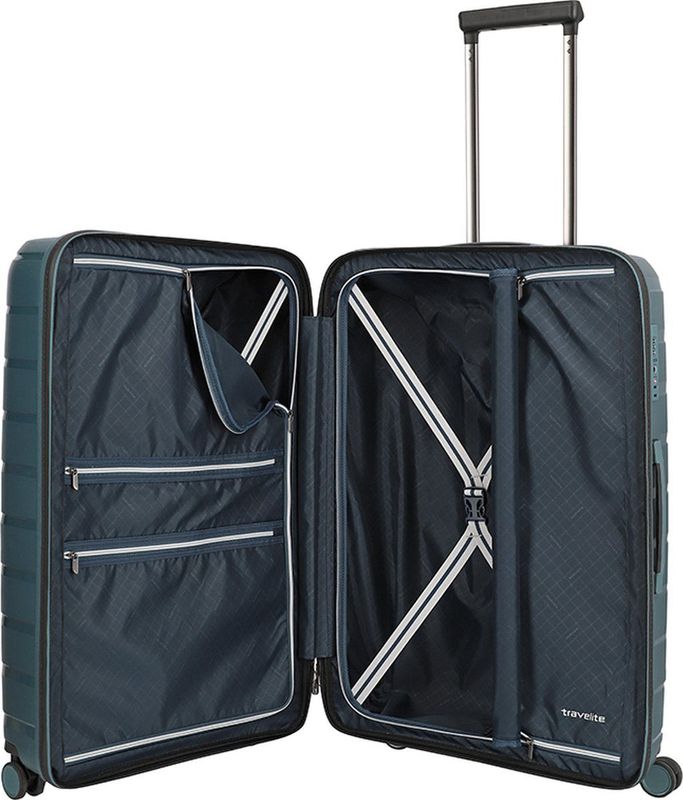 Travelite - Air Base - Harde Koffer - Ijs Blauw - 67 cm