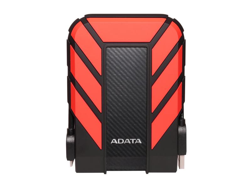ADATA Externe Festplatte AHD710P 1 TB, Rot/Schwarz Externes Festplattenlaufwerk