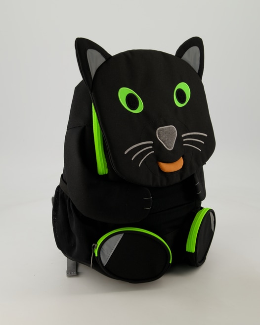 Affenzahn Large Friend Panther Rucksack in Schwarz