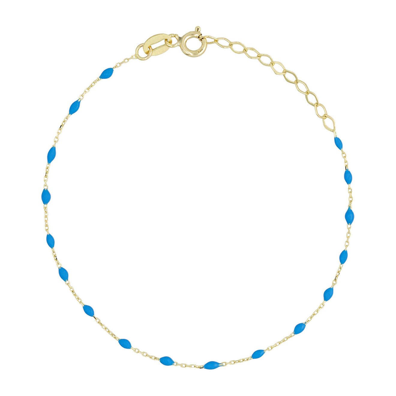 Instant d'Or Bracelet Amada Email turquoise or jaune