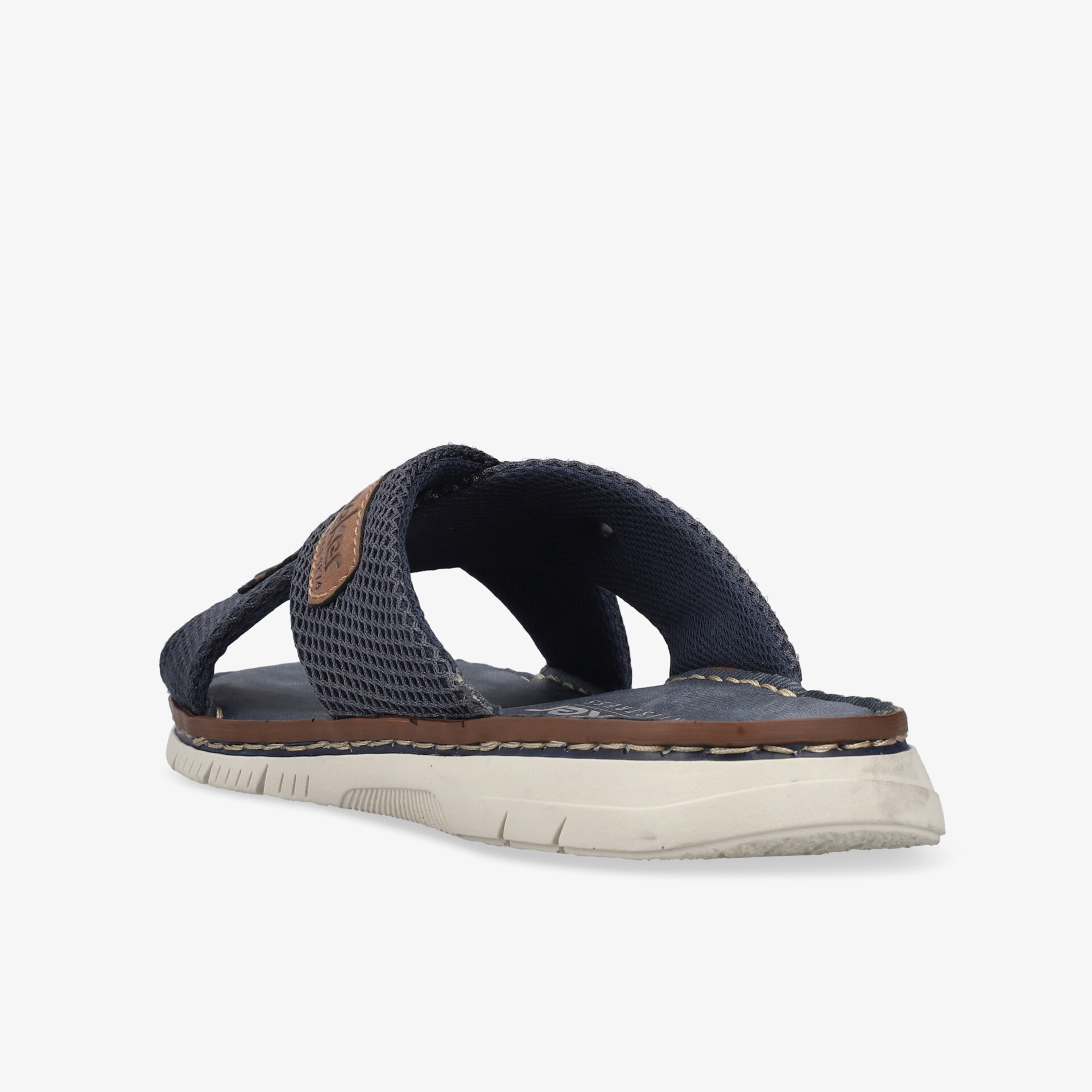 rieker Herren Pantoletten blau
