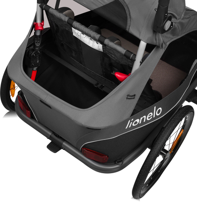 Lionelo Cama Sykkelvogn, Grey Graphite